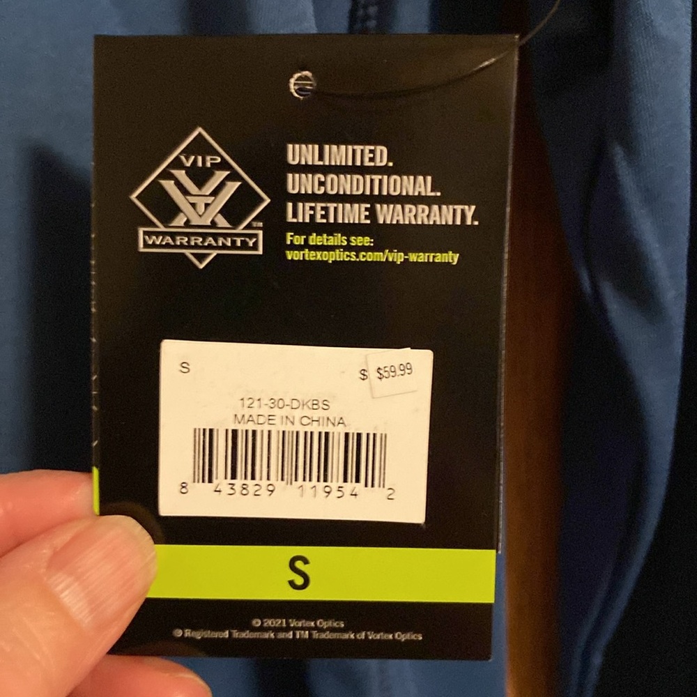 Vortex Sun Slayer Hoodie Sunshirt Small Dark Blue - Picture 3 of 10